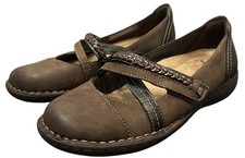 Earth Origins Tamara Toriana Mary Jane Shoes Women  s 8.5 Brown Comfort Leather