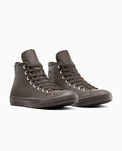 Converse All Star Brown Leather In Men display picture 1