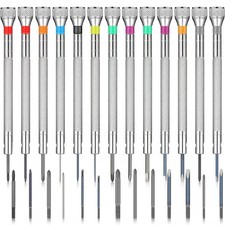 13 Pieces Micro Precision Watch Screwdriver Set Jewelers Screwdriver Kit 0.6-...