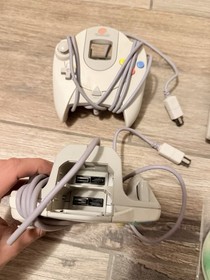 Sega Dreamcast With 2 Controllers Untested Sold As Is