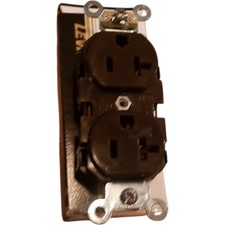 Leviton 5362 Brown Duplex Receptacle 20A 125V Outlet