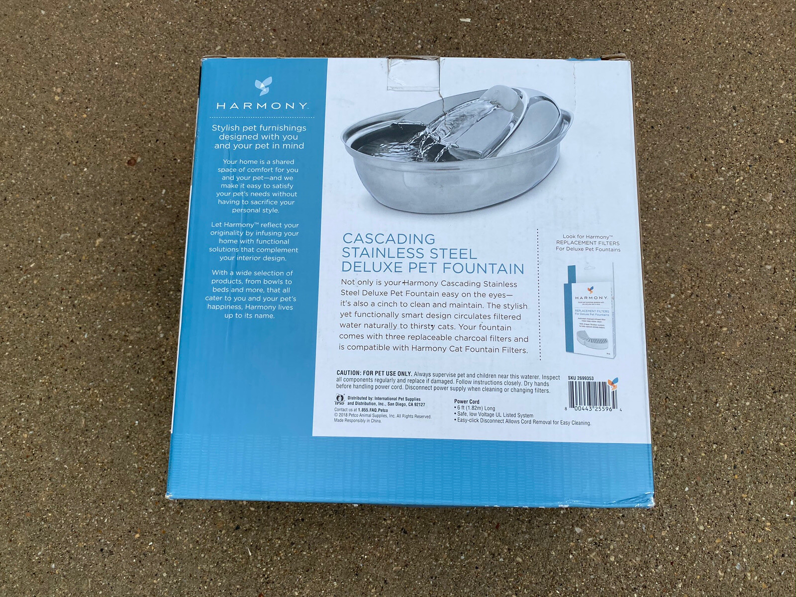 harmony pet fountain