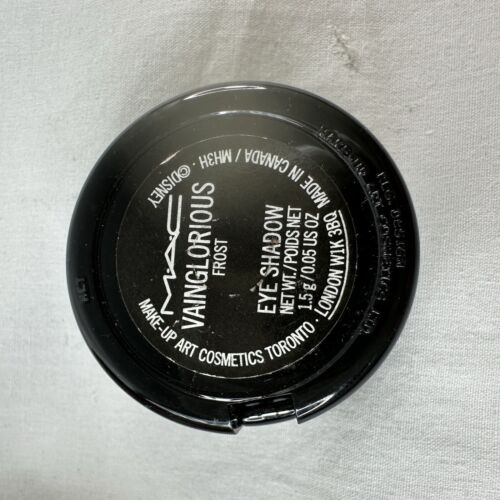 MAC Cosmetics Eye Shadow Eyeshadow Venomous Villains VAINGLORIOUS Frost 0.05 Oz - Picture 4 of 5