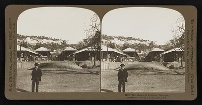 Photo:The market of Coimbra, Portugal 1907