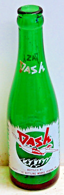 Dash; Three Star Bottling Works; Verona, PA.; 2-color ACL soda pop bottle