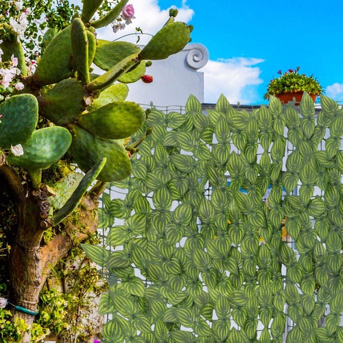 Artificial Trellis Screening Simulated Green Plant Wall Lifelike Green Leaf - Picture 2 of 12
