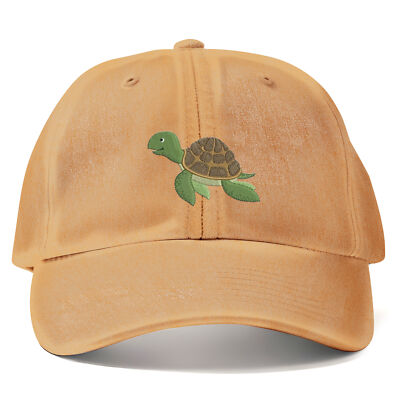 Bestickte Schildkröte Vintage Papa Mütze Türle Wildtiere Tier Geschenk Männer und Frauen...