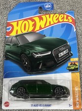Hot Wheels Wagons 17 Audi Rs 6 Avant, Green