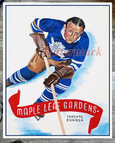 NHL Vintage Toronto Maple Leafs Poster Print Color Reprint 8 X 10 Photo Picture - Picture 1 of 1