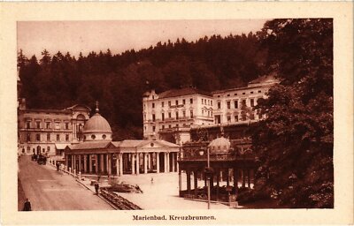 CPA AK Marienbad Kreuzbrunnen CZECHOSLOVAKIA (619612)