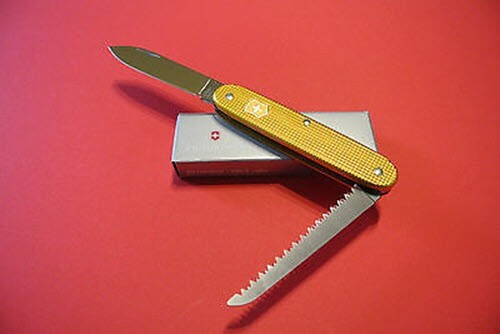 Bugnard Victorinox Gold Alox Woodsman | eBay