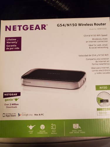 Netgear N150 150 Mbps 4-Port 10/100 Wireless N Router (WNR1000)