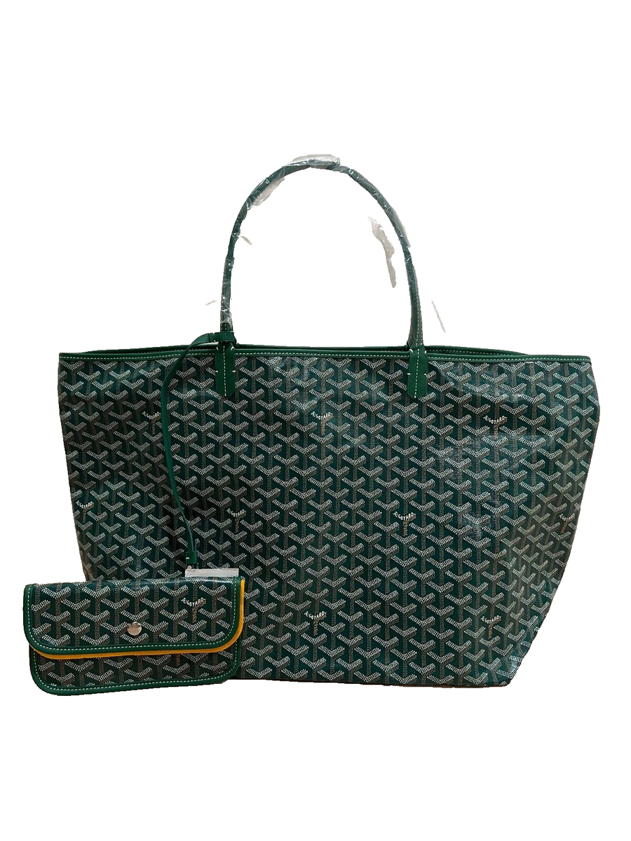 GOYARD幾何学模様 緑色 ショルダーバッグ s-l1200.png