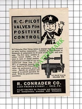 R Conrader Co Erie Pennsylvania US Small Advert - c.1947 Cutting
