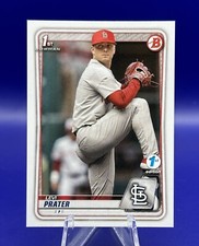 2020 Bowman Draft 1st Edition LEVI PRATER 1st Bowman RC #BD-125 Cardinals