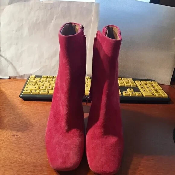 Sam Edelman Codie Ankle Bootie Pink Size Worn Once Excellent