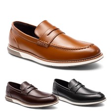 Bruno Marc Men's Dress Penny Loafer Slip-on Pull-On Classic Style Shoes