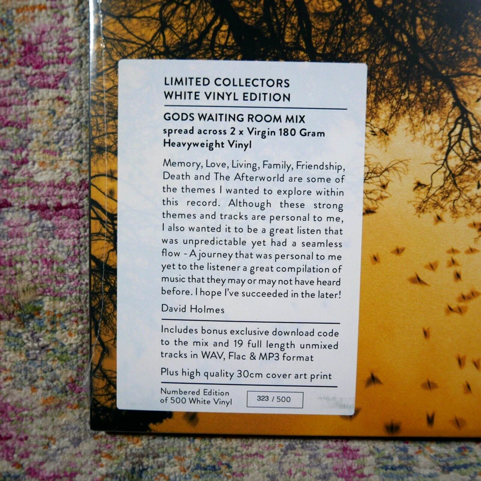 David Holmes LateNightTales 2LP ALNLP45 2016 White Vinyl LTD Numbered 323/500 - Image 2 of 4