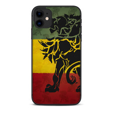 Skins Decal Wrap for Apple iPhone 11 - Rasta Lion Africa