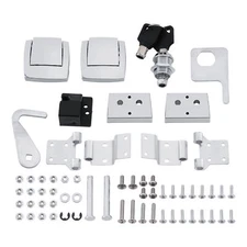 Trunk Latches Hinges Lock Kits Fit For Harley Touring 1988-2013 2012 2011 2010