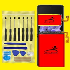 Durable 2675mAh Main + 825mAh Sub Battery + Tool for Samsung Galaxy Z Flip 5G