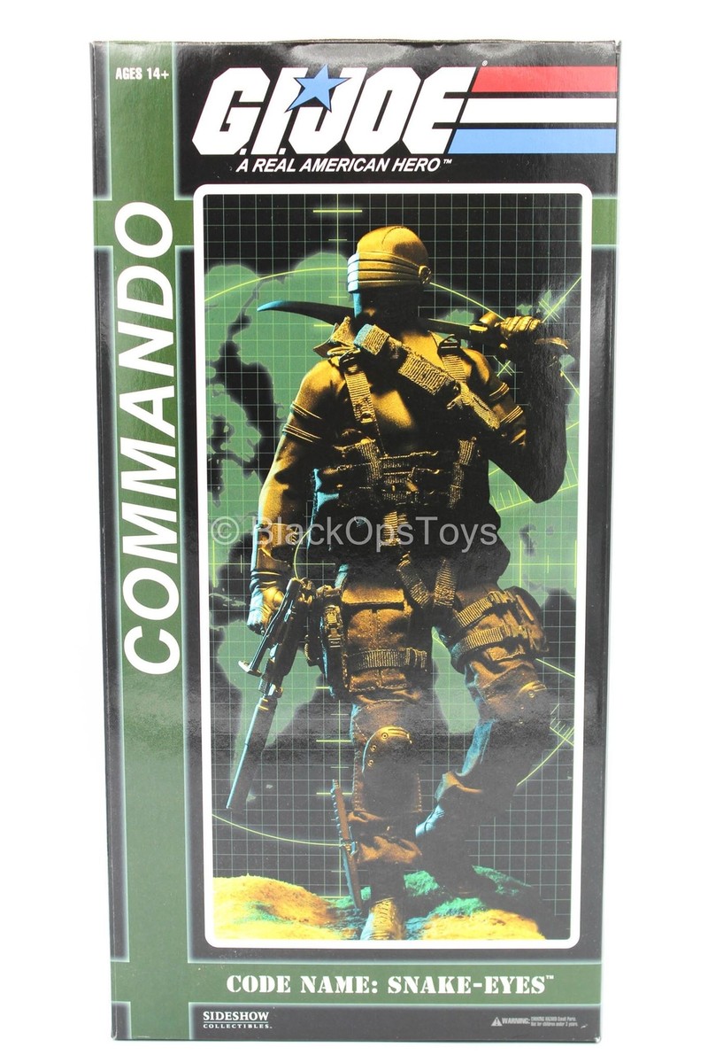 G.I. Joe Commando Snake Eyes 1/6スケール Year 2005 GI JOE Sigma 6 Series 8 Inch Figure - Jungle