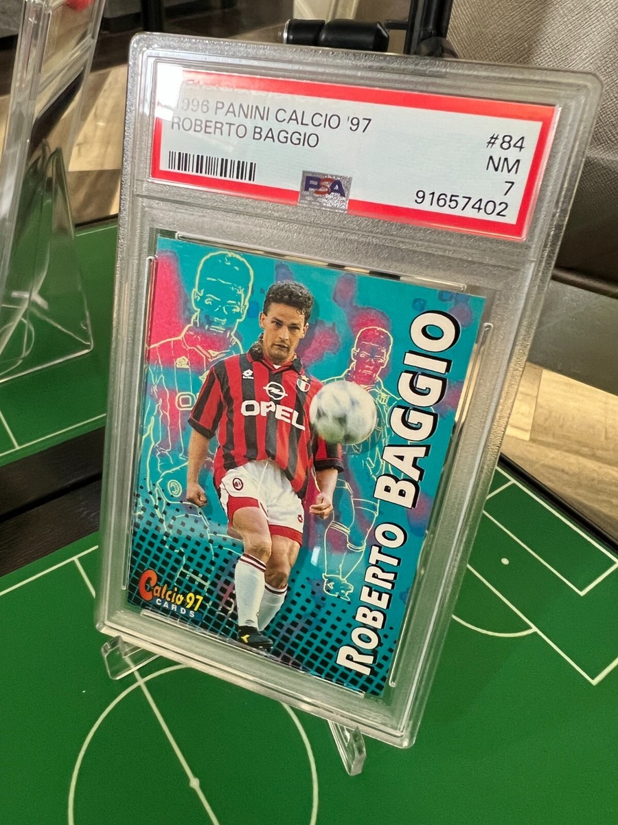 1996-97 Panini Calicio Cards Roberto Baggio Calcio 97 Cards PSA 7 