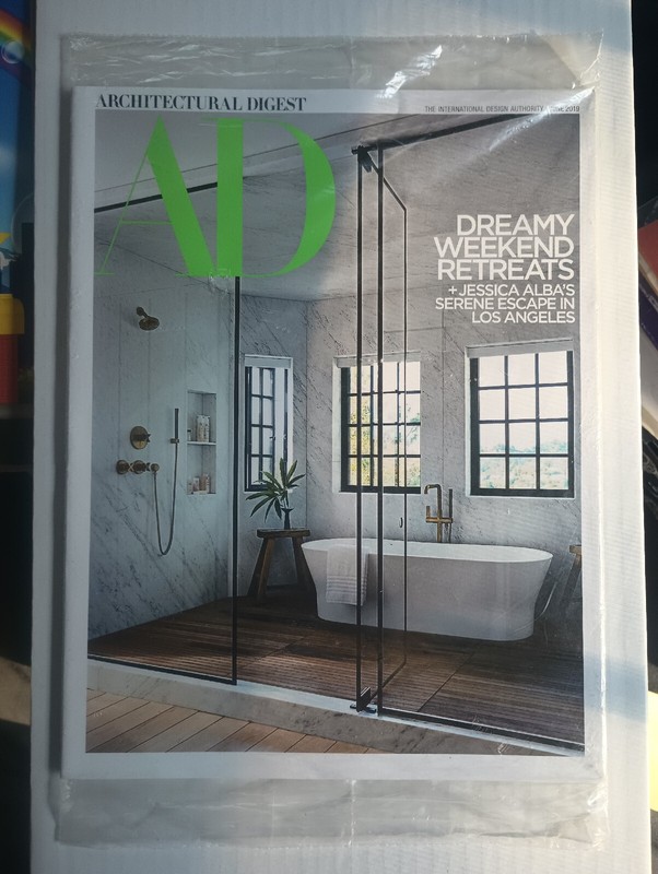 Architectural Digest Jessica Alba's Escape In Los Angeles June 2019 Unopened 