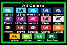 Personalized Aluminum License Plate Car Tag Your Name Color Only Custom