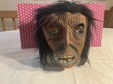 VTG. TOPSTONE ADULT OVER THE HEAD CAVEMAN/TRIBAL PARTY/THEATRE LATEX MASK