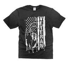 Mens Veteran T-shirt USA Patriotic Shirt Veteran Gifts US Flag Tee Shirt