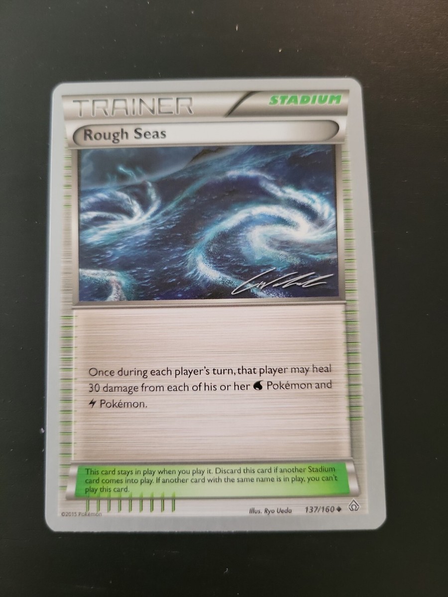 rough seas pokemon card Carta Pokmon 137 Tcg World Championships 2017 Pokemon Rough Seas (137/164) Primal