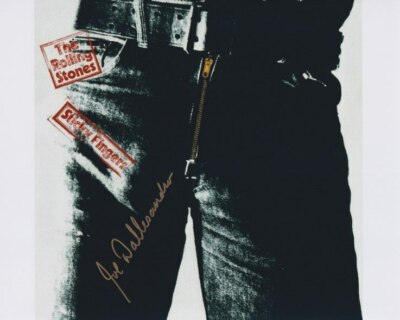 Joe Dallesandro The Rolling Stones cover signed 8x10 photo in