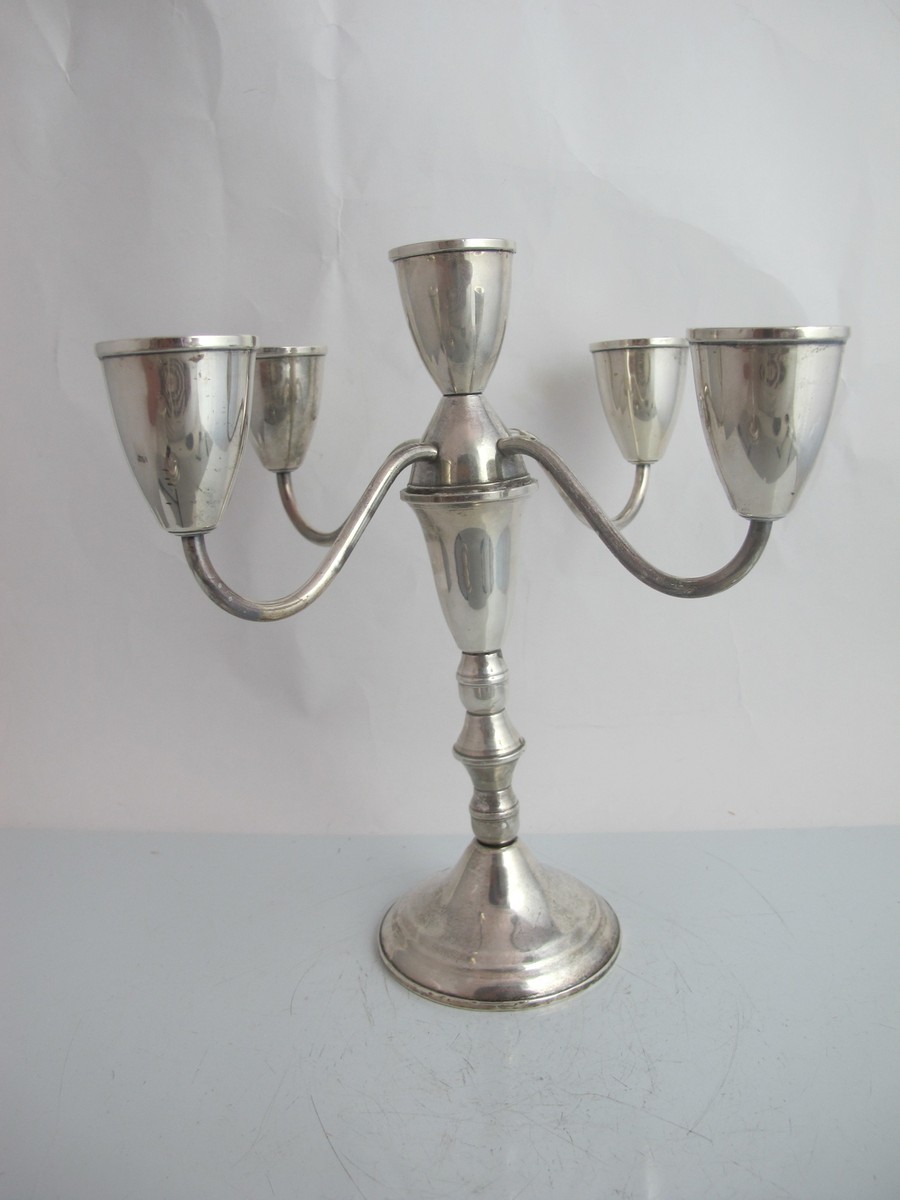 DUCHIN Creation Weighted STERLNG Silver CANDELABRA Candlestick DUCHIN Creation Weighted STERLNG Silver CANDELABRA Candlestick