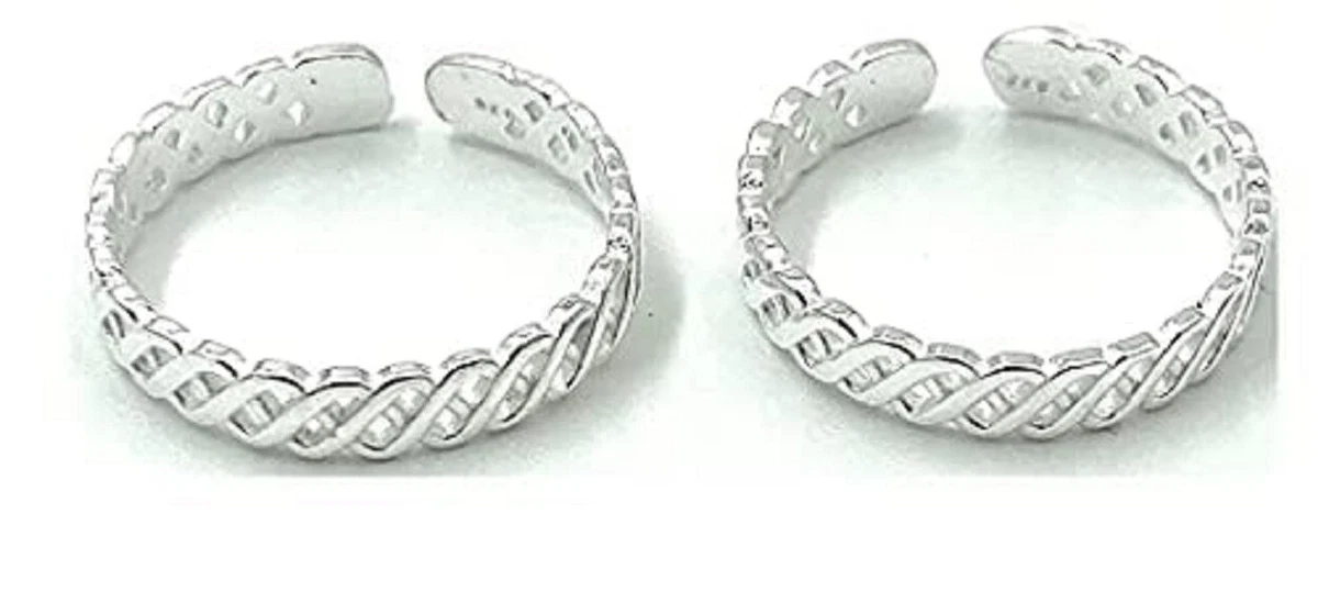 Traditional Toe Ring 2 Pair Combos For Women