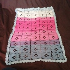 Handmade Crochet 'Call the Midwife' Baby Blanket