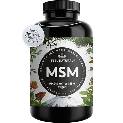 MSM Tabletten - 2000mg MSM Methylsulfonylmethan je Tagesdosis - 365 Tabletten...