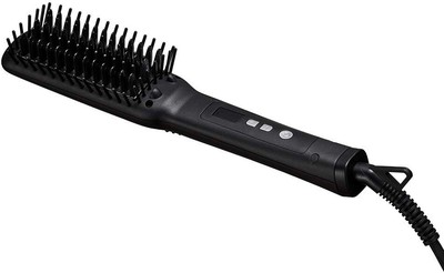 SALONIA Straight Heat Brush Slim Black MAX 210  50W  SL-012BKS