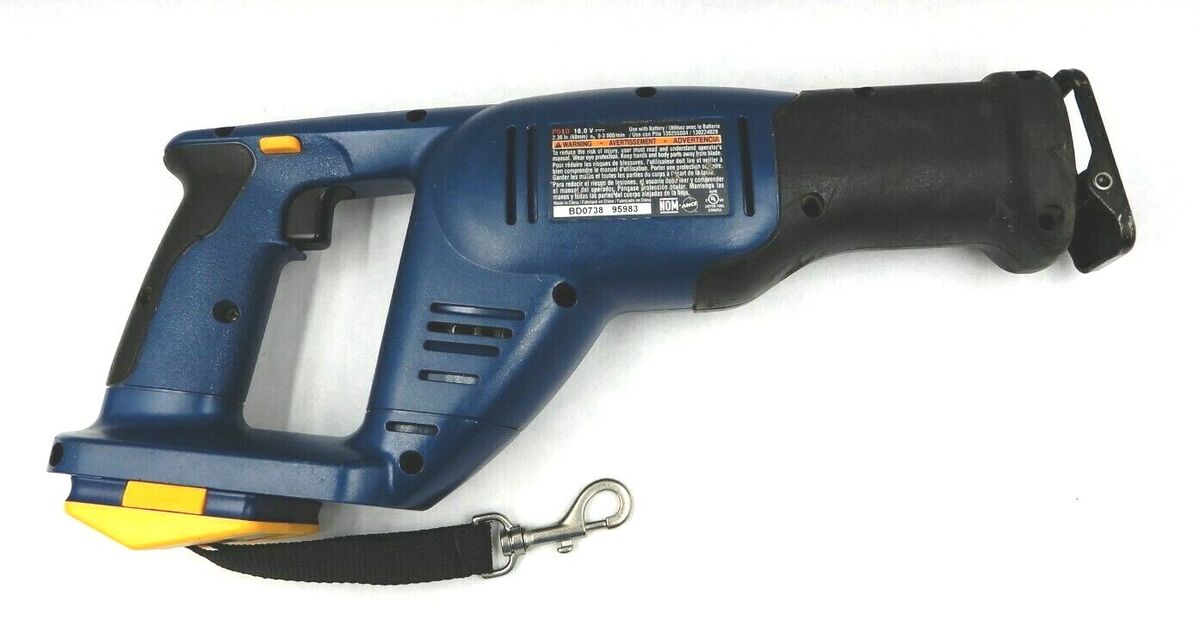 RYOBI CORDLESS POWER 18 VOLT RECIPROCATING SAW ~ (BD0738 RYOBI CORDLESS POWER 18 VOLT RECIPROCATING SAW ~ (BD0738