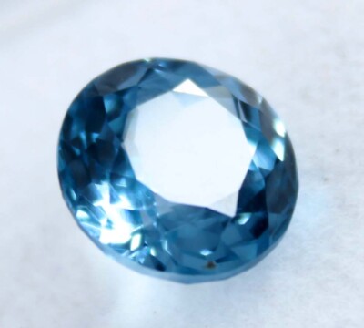 Saphir Naturel Du Montana 6,80 Carats - Blanc - Forme Ronde - Pierre Précieuse Non Montée