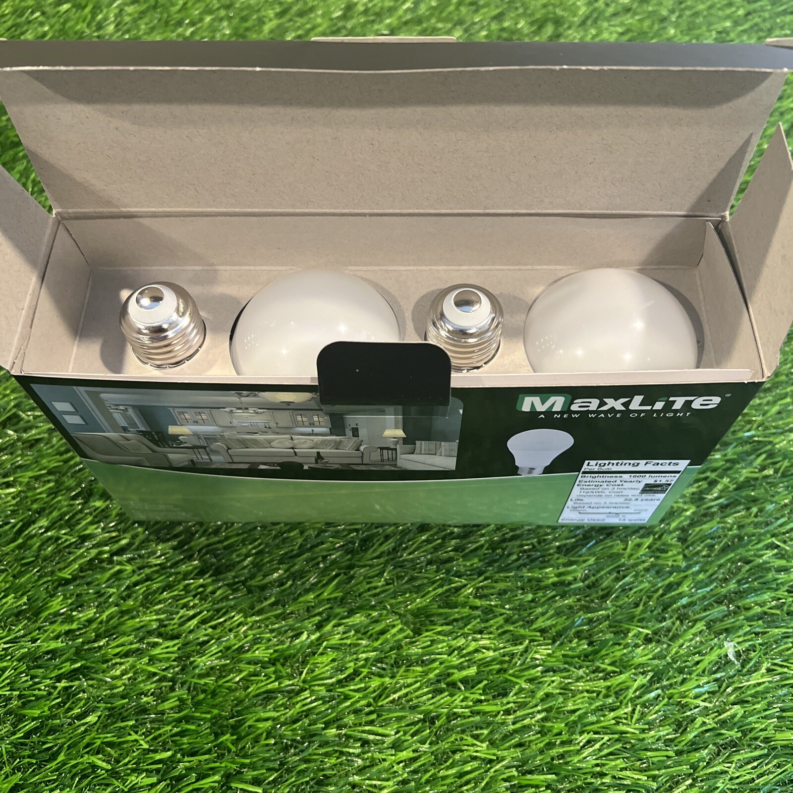 MaxLite A19 Dimmable Bulbs 4 pack 100W Equivalent 13W LED DayLight [4 Bulbs]