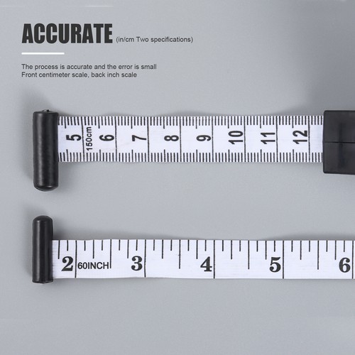2× Automatic Telescopic Precise Measuring Tape Ruler Arm/Leg/Waist Circumference - Picture 5 of 13