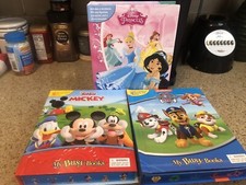 My Busy Books - PAW Patrol , Disney princess and Mickey Mouse PRE-owned
