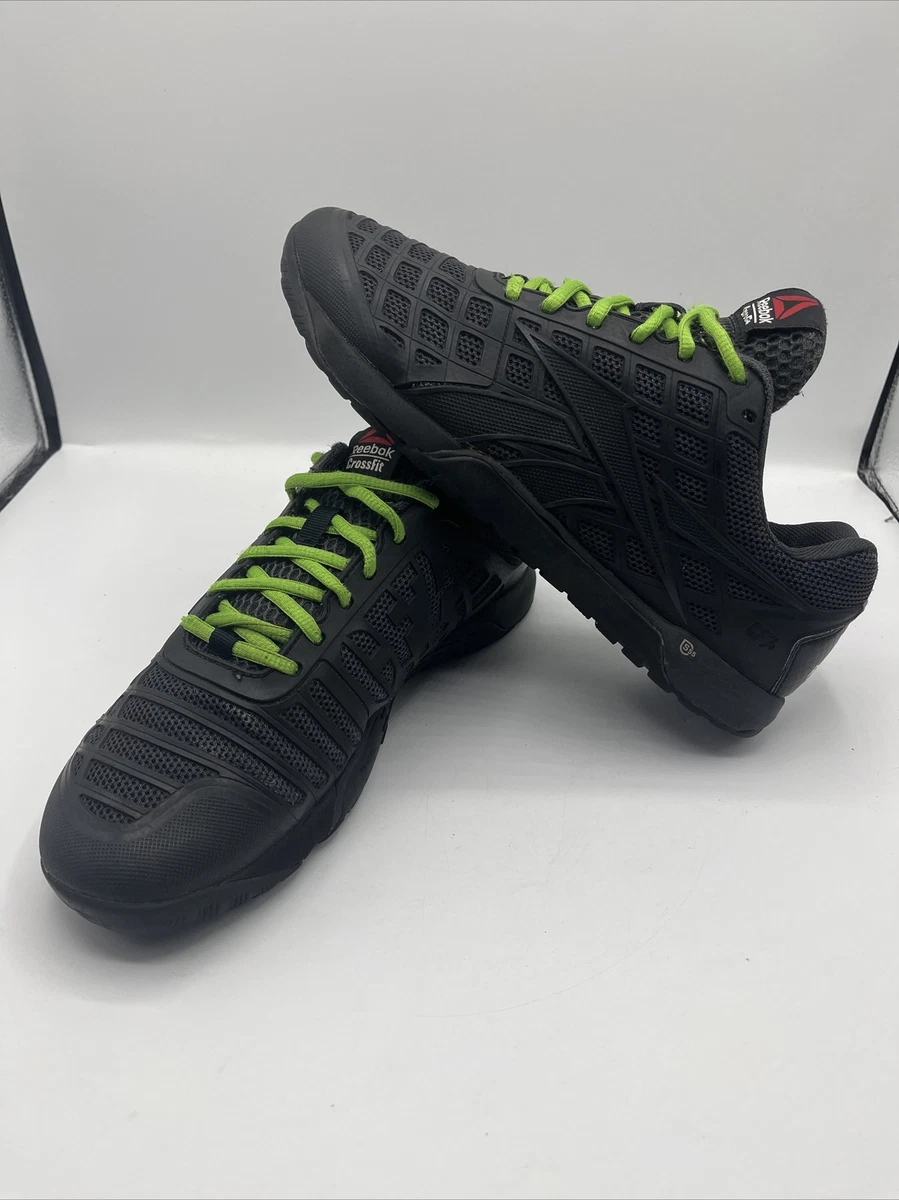 Mens REEBOK CROSSFIT V59937 Black Gravel Cross Training Shoes Size