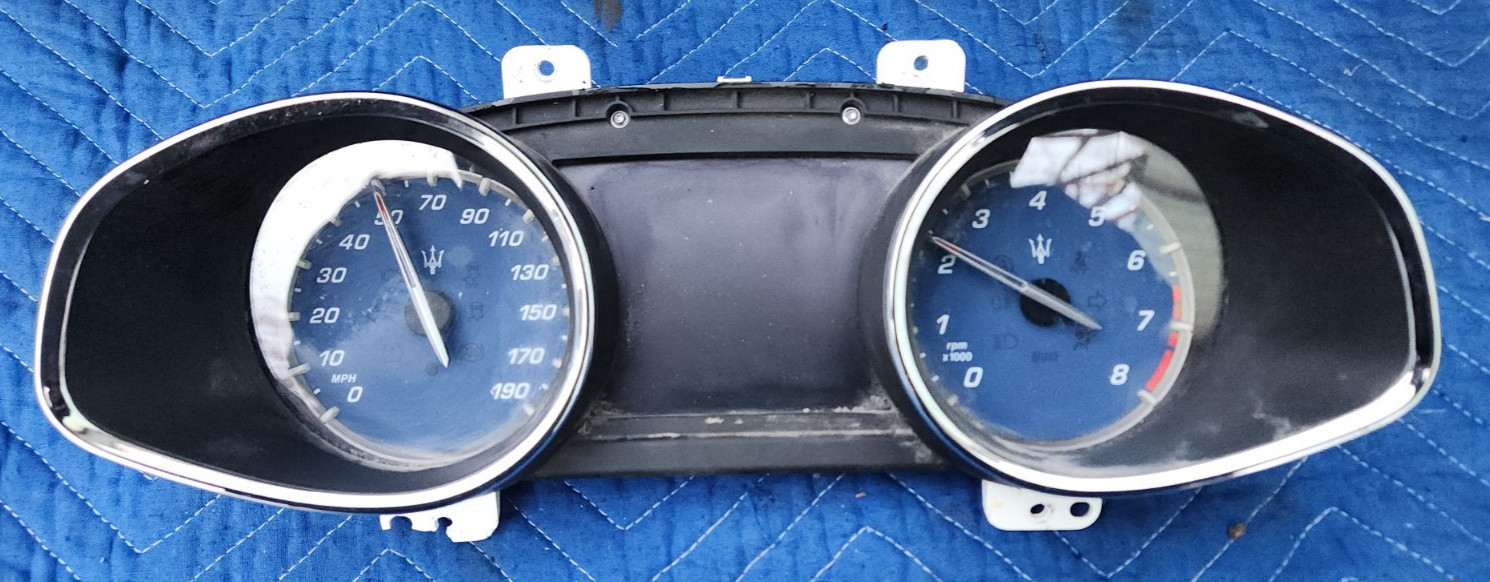 2014 2015 2016 2017  MASERATI QUATTROPORTE SPEEDOMETER INSTRUMENT 670009148 OEM