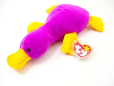 TY BEANIE BABIES PATTI 1993 PLATYPUS  STYLE 4025 P.V.C. Pellets Retired