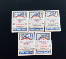 5 Amazing  New Magic Trick Decks Retails For $90 Free Shipping. A 25 Year Seller