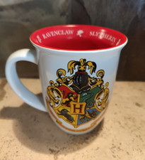 Harry Potter Hogwarts School Crest Coffee Mug 16 oz Ravenclaw, Slytherin