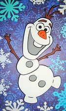 Frozen Olaf Snowman Paper Die Cut Paper Doll Scrapbook Embellishment