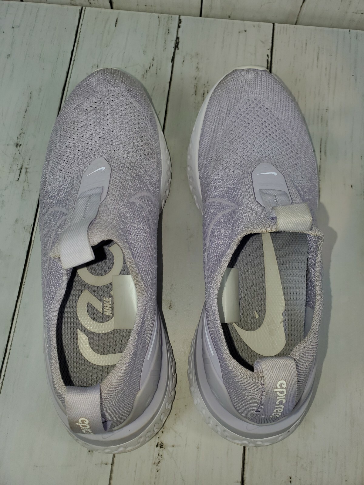 Women’s Size 8 Nike Epic Phantom React Flyknit Purple BV0415-500 Rare Nice! EUC image 9